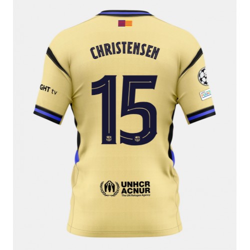 Stroje piłkarskie Barcelona Andreas Christensen #15 Koszulka Wyjazdowej 2025-26 Krótki Rękaw